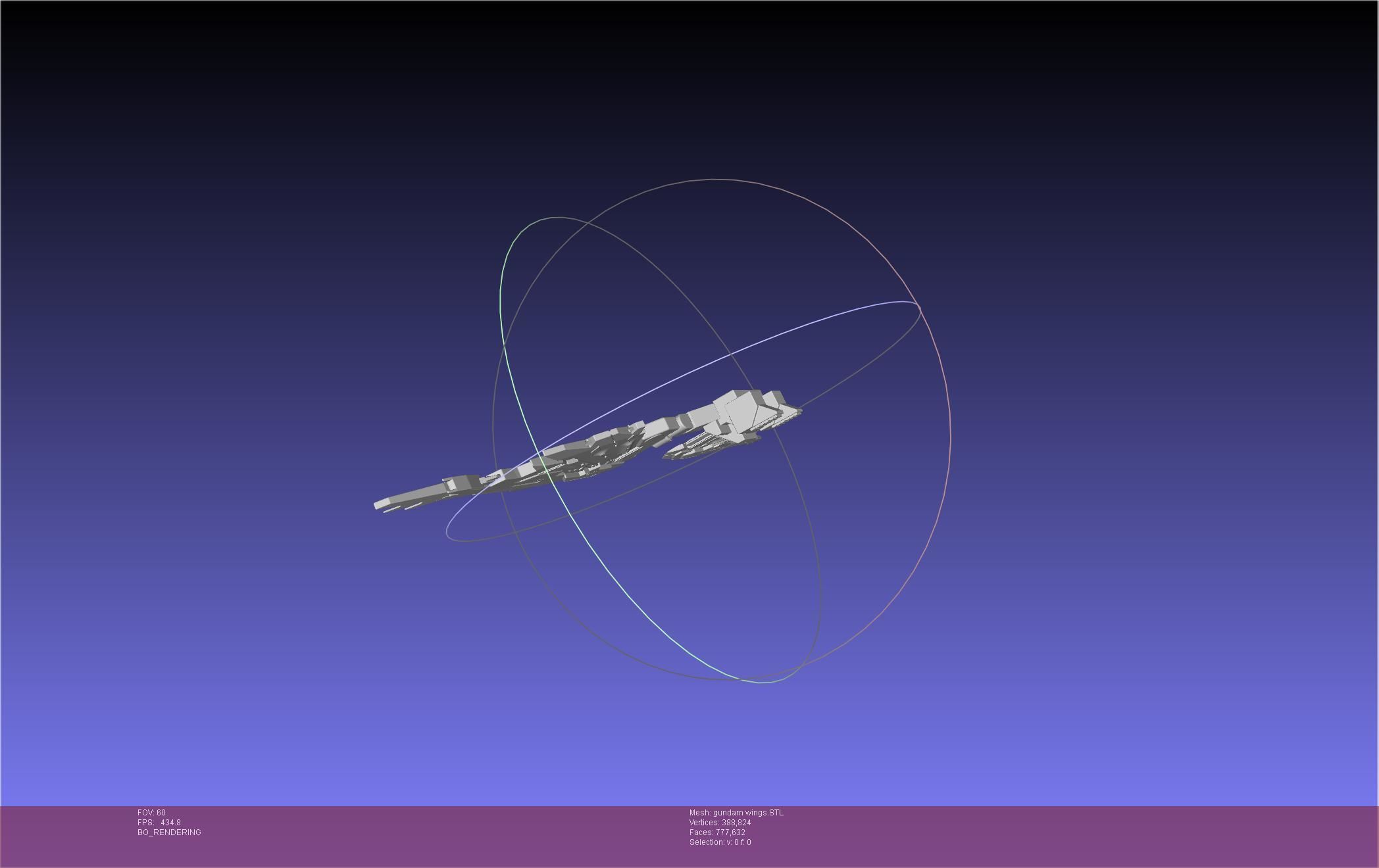 Wing Gundam Backpack Assembly 3D print model_12