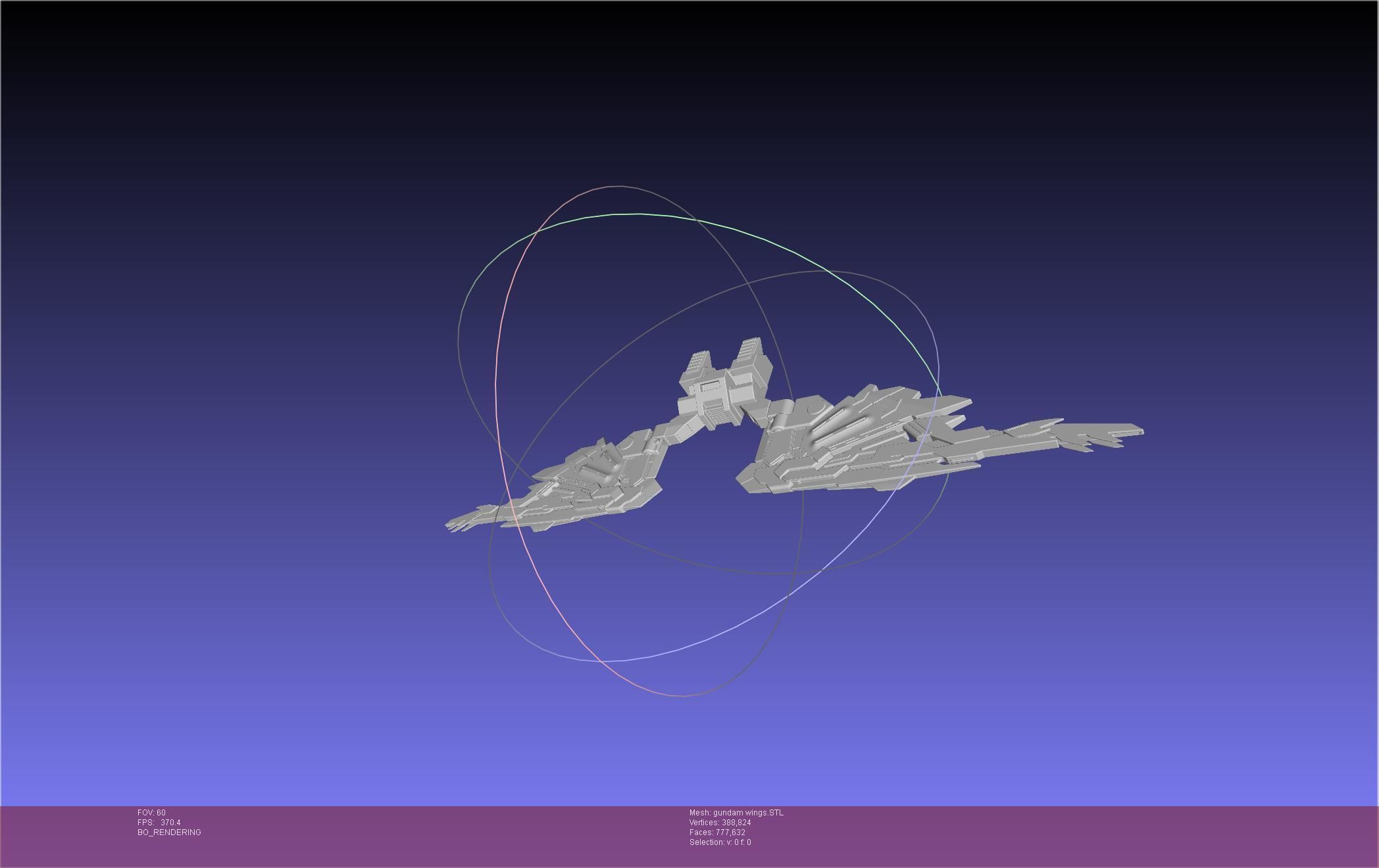 Wing Gundam Backpack Assembly 3D print model_15