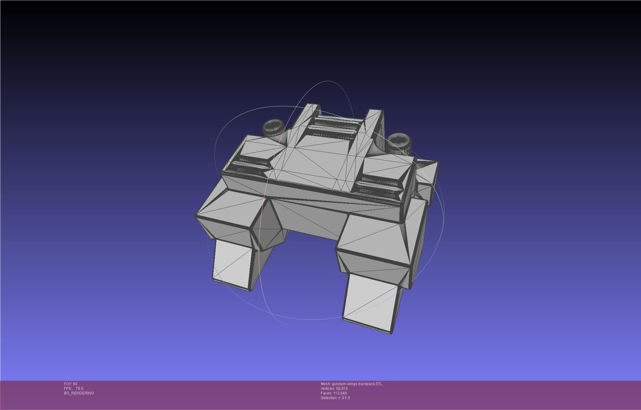 Wing Gundam Backpack Assembly 3D print model_57