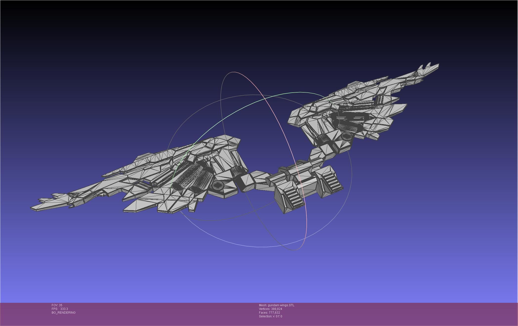 Wing Gundam Backpack Assembly 3D print model_30