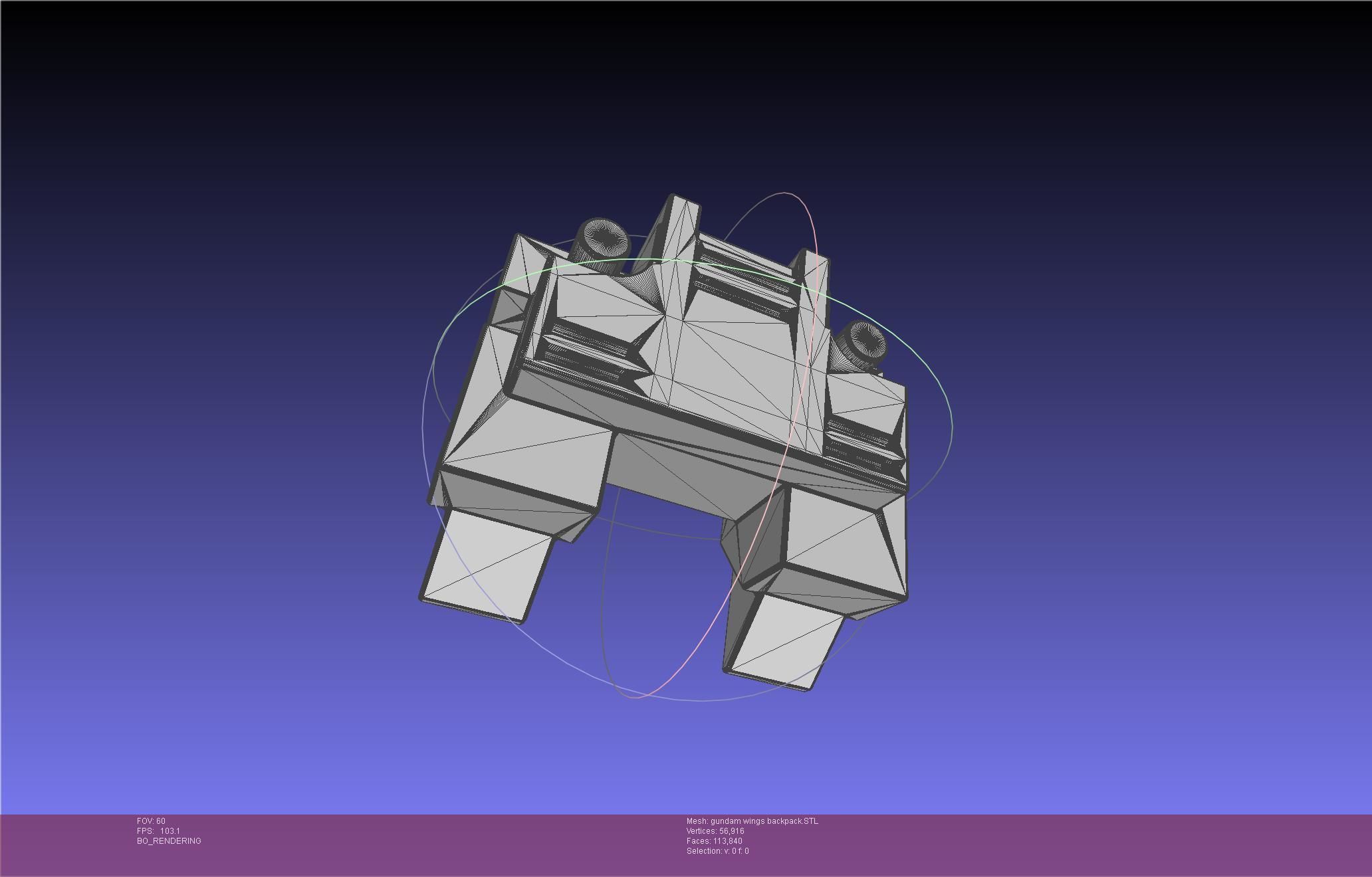 Wing Gundam Backpack Assembly 3D print model_58