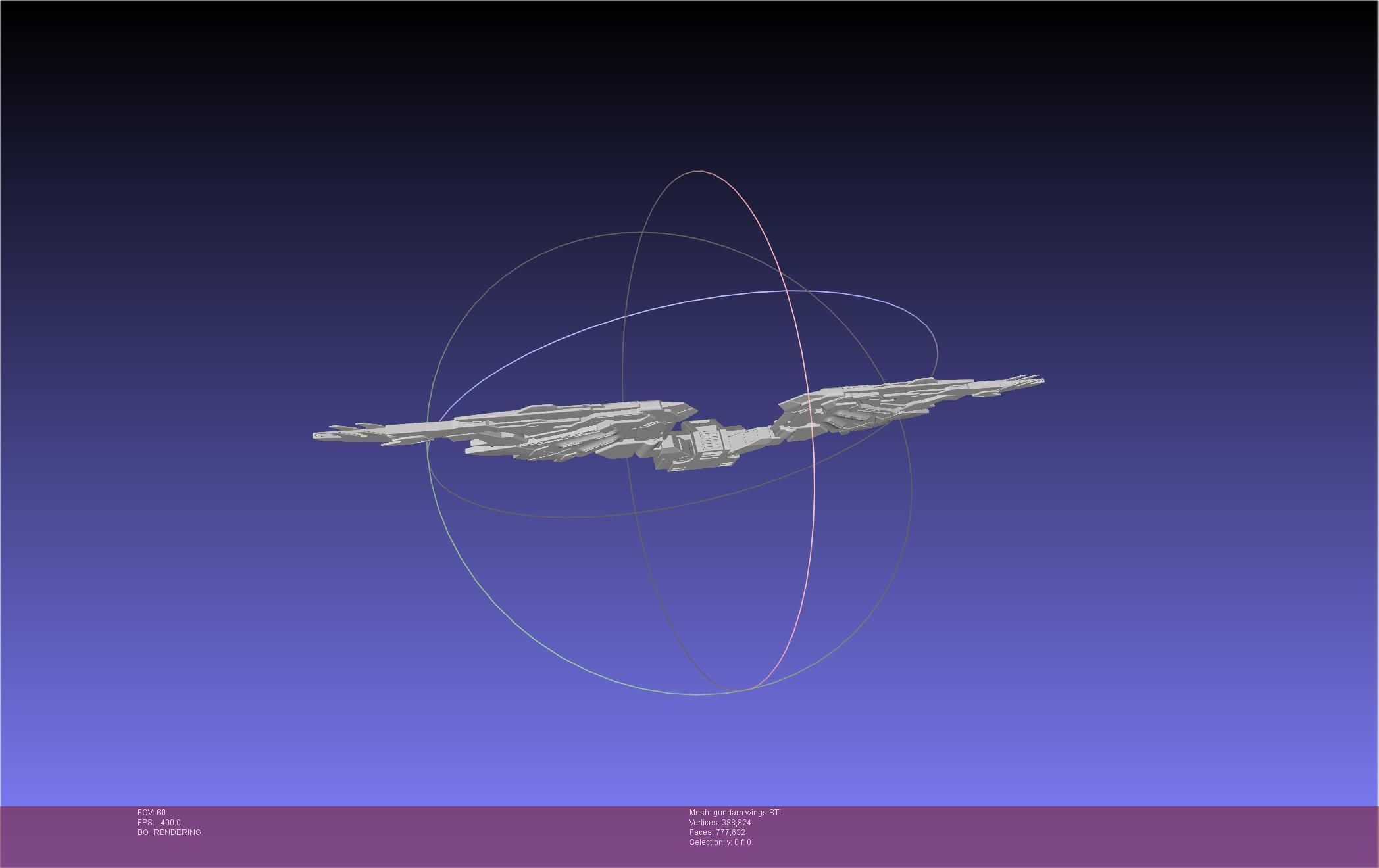 Wing Gundam Backpack Assembly 3D print model_10