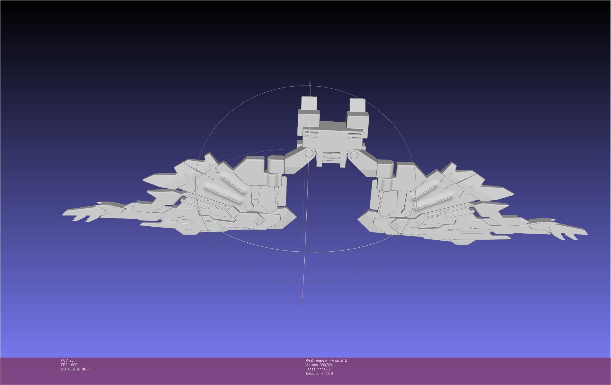 Wing Gundam Backpack Assembly 3D print model_37