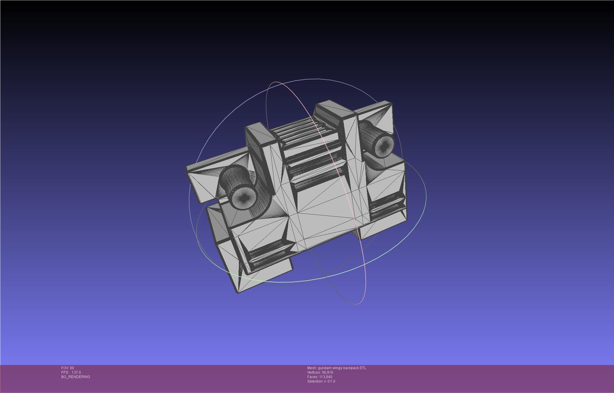 Wing Gundam Backpack Assembly 3D print model_59