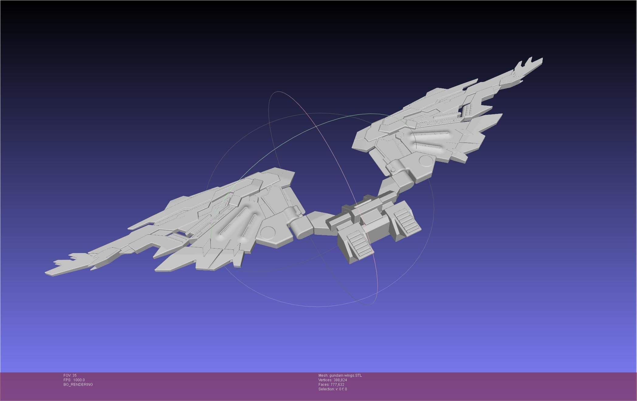 Wing Gundam Backpack Assembly 3D print model_31