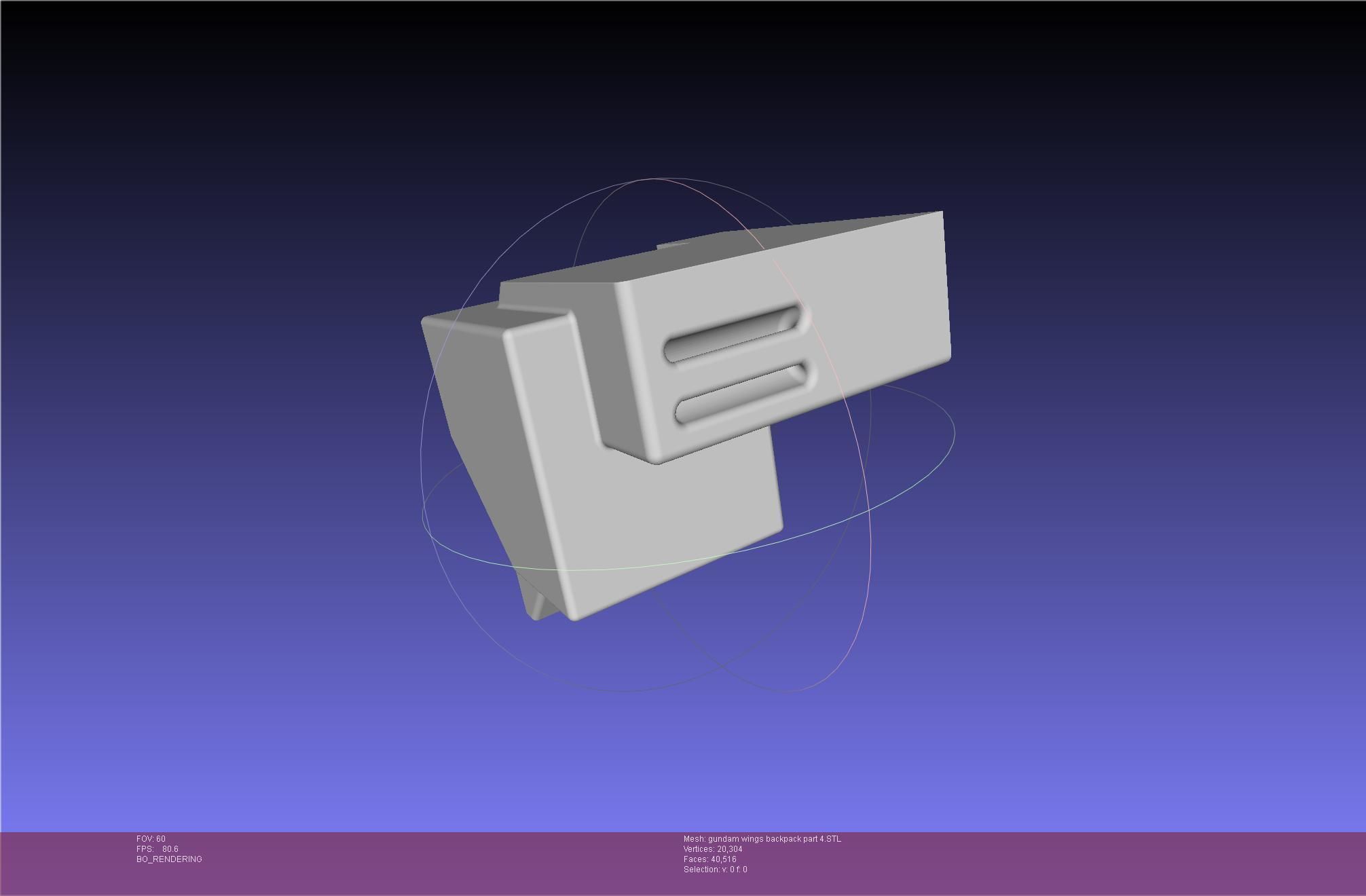 Wing Gundam Backpack Assembly 3D print model_93