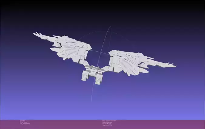 Wing Gundam Backpack Assembly 3D print model