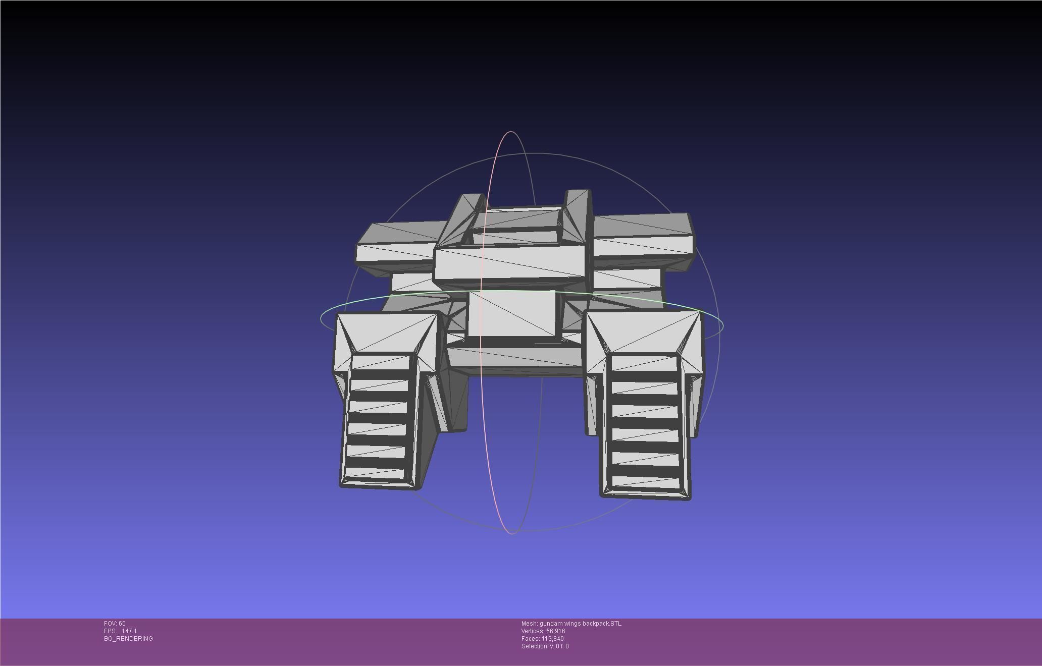 Wing Gundam Backpack Assembly 3D print model_61