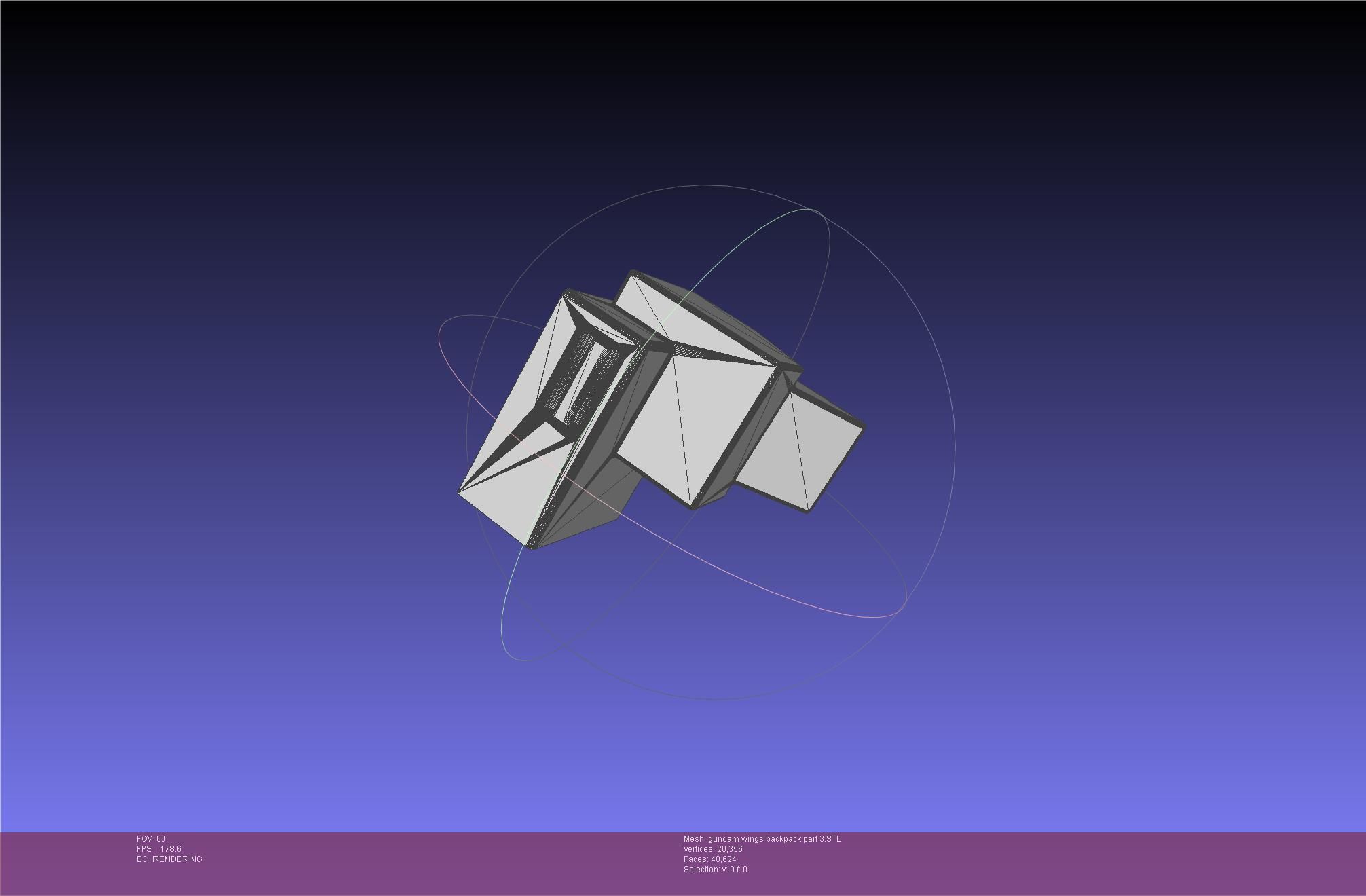 Wing Gundam Backpack Assembly 3D print model_88