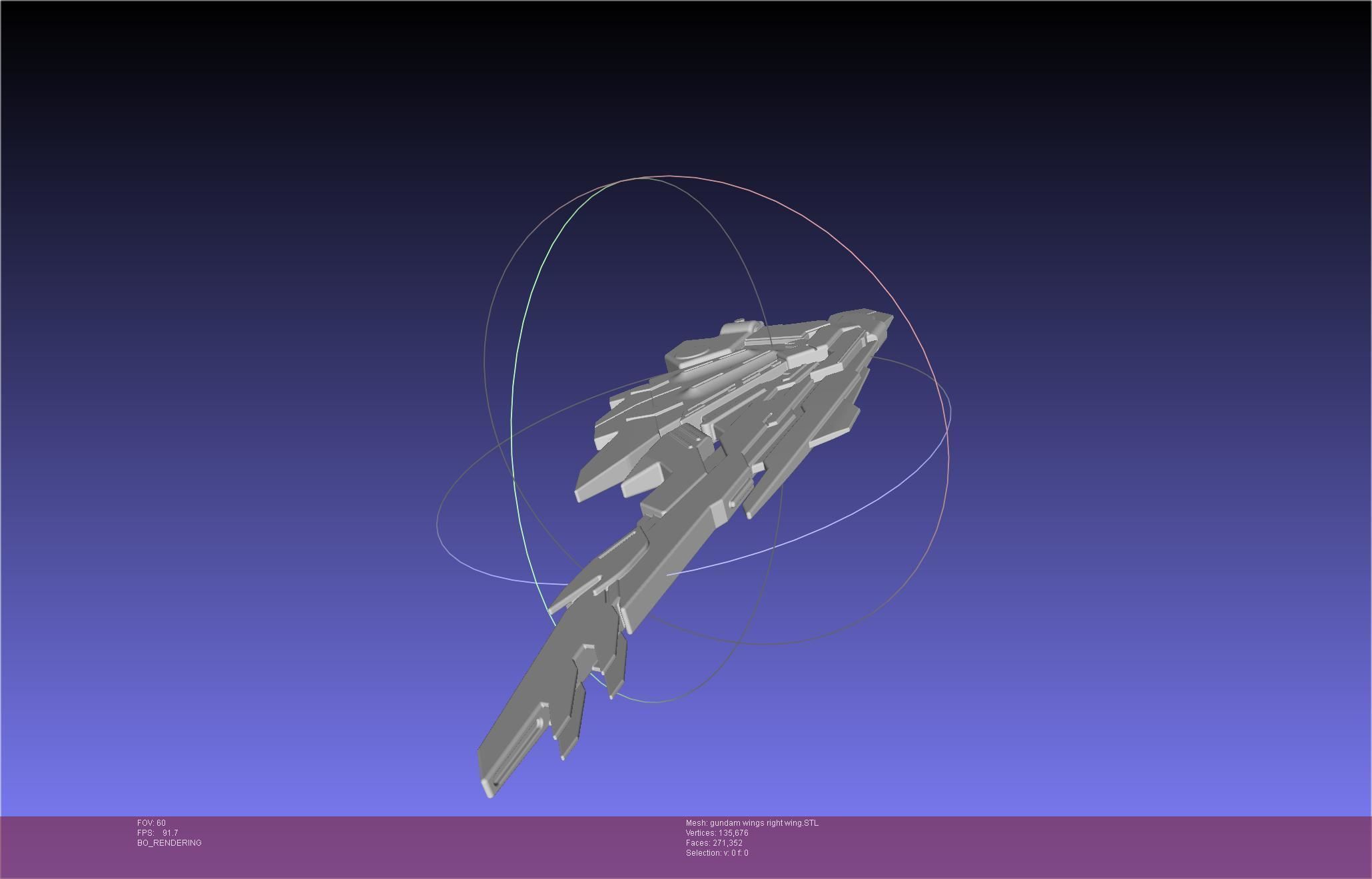 Wing Gundam Backpack Assembly 3D print model_40