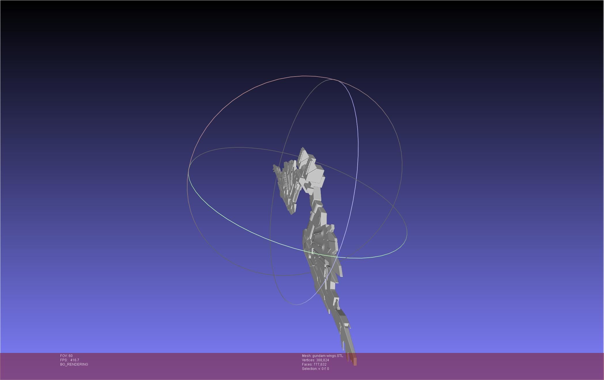 Wing Gundam Backpack Assembly 3D print model_16