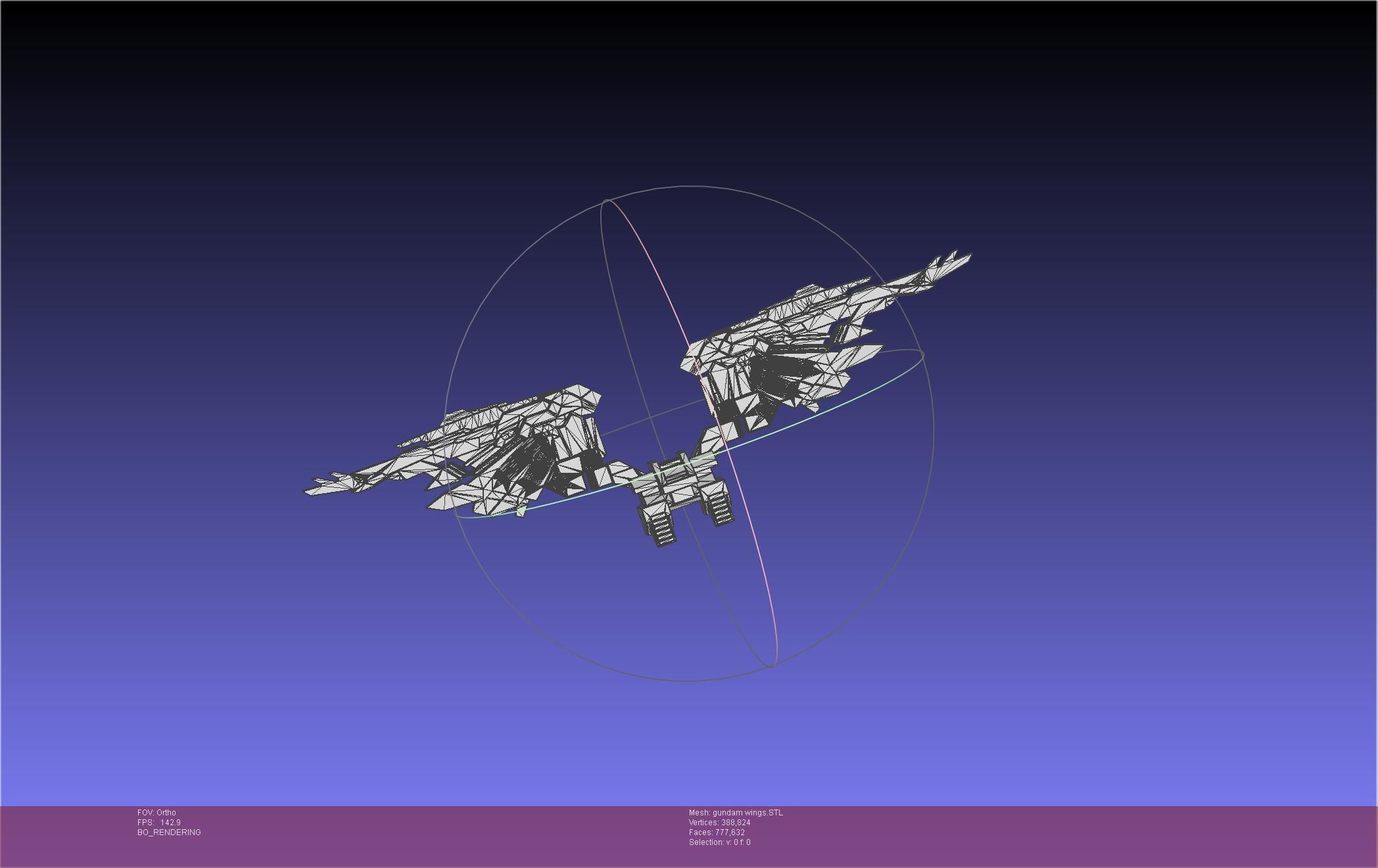Wing Gundam Backpack Assembly 3D print model_27