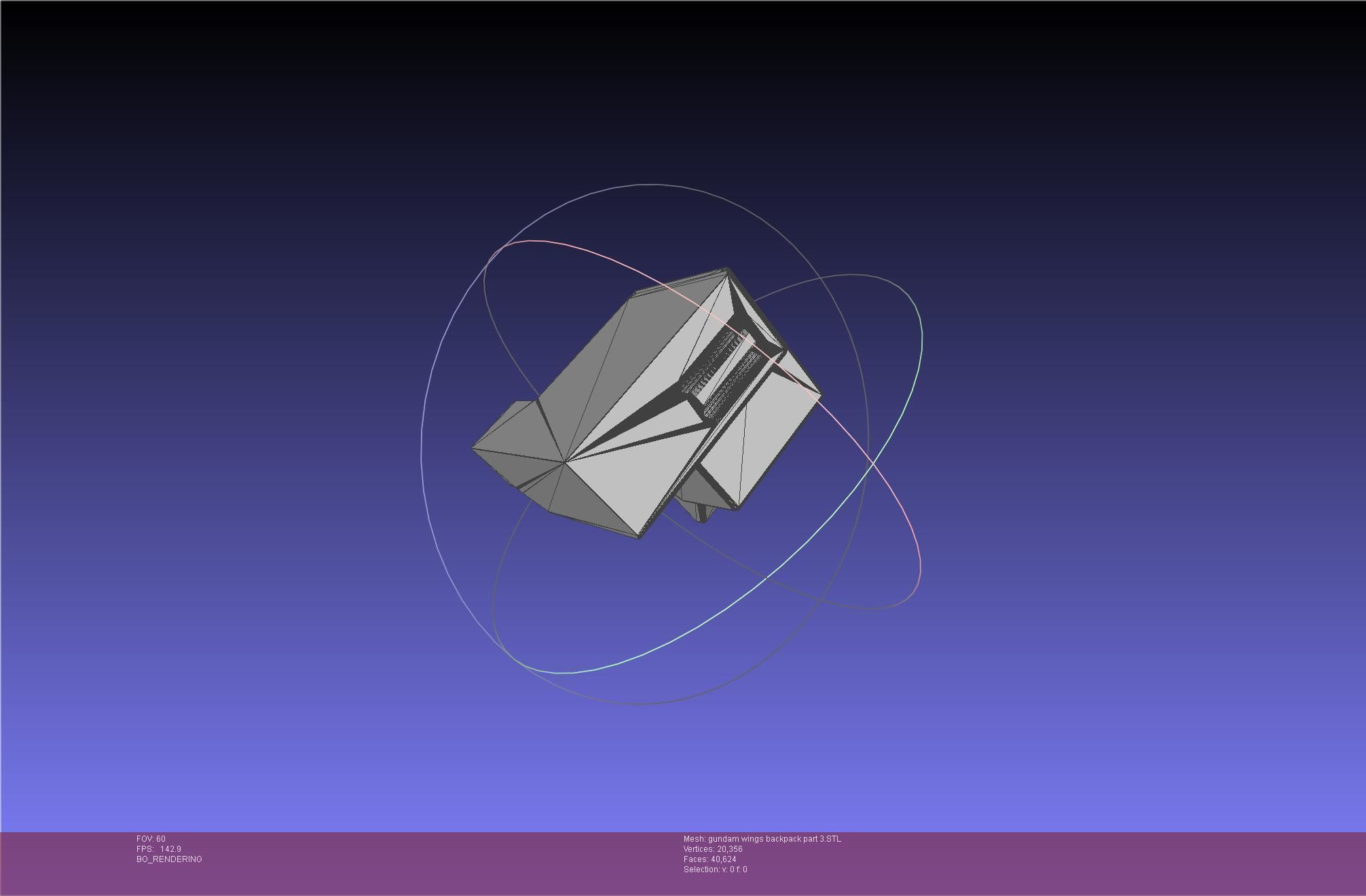 Wing Gundam Backpack Assembly 3D print model_89