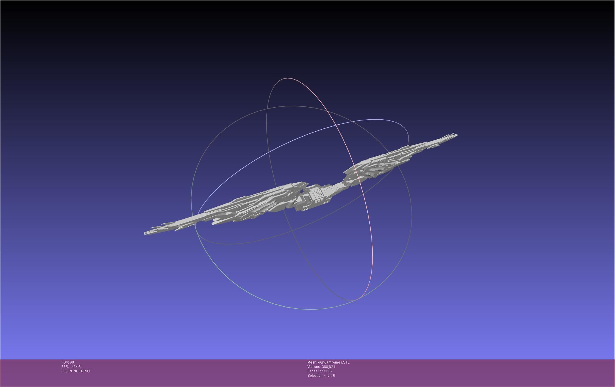 Wing Gundam Backpack Assembly 3D print model_14