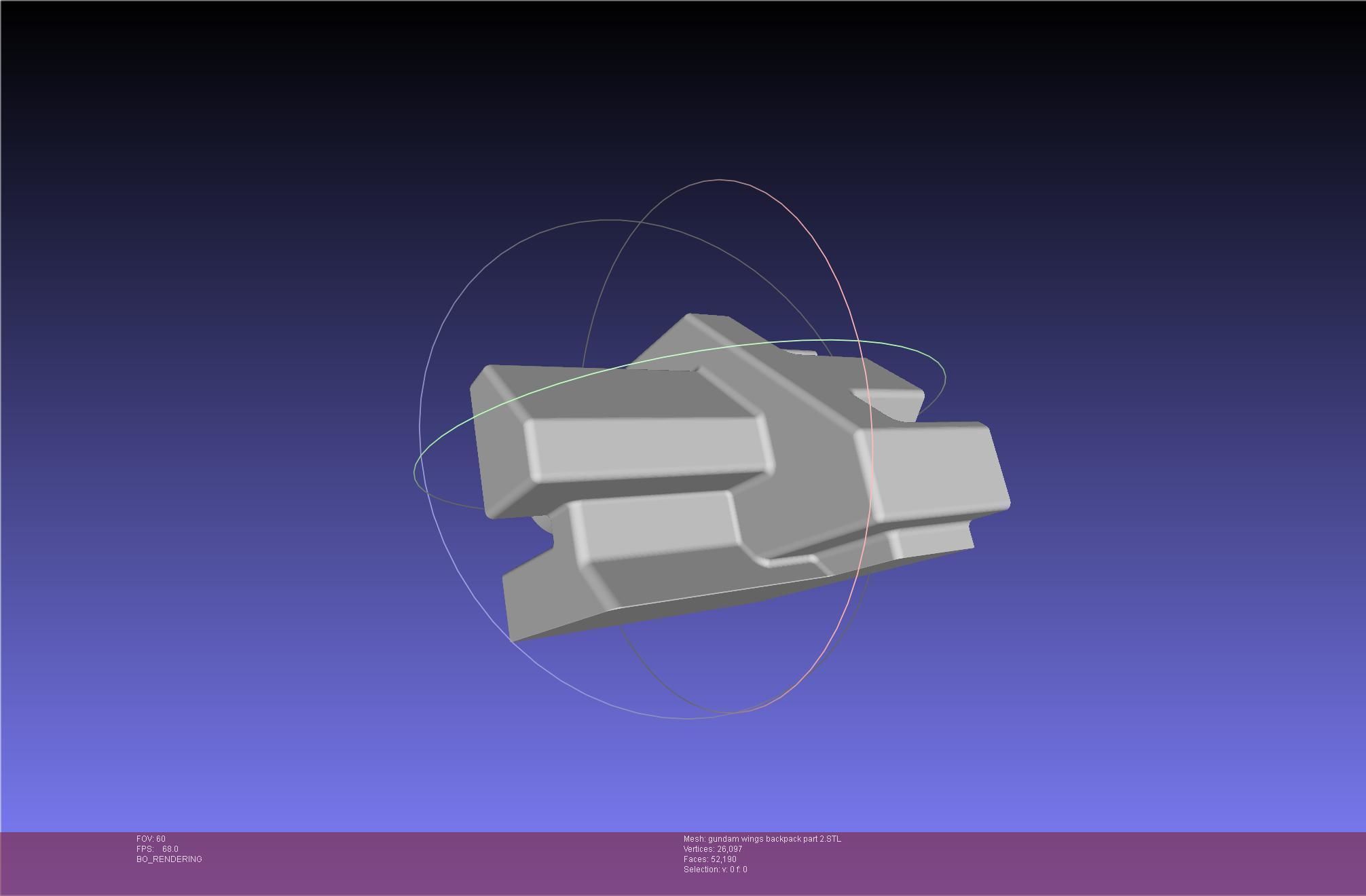 Wing Gundam Backpack Assembly 3D print model_82