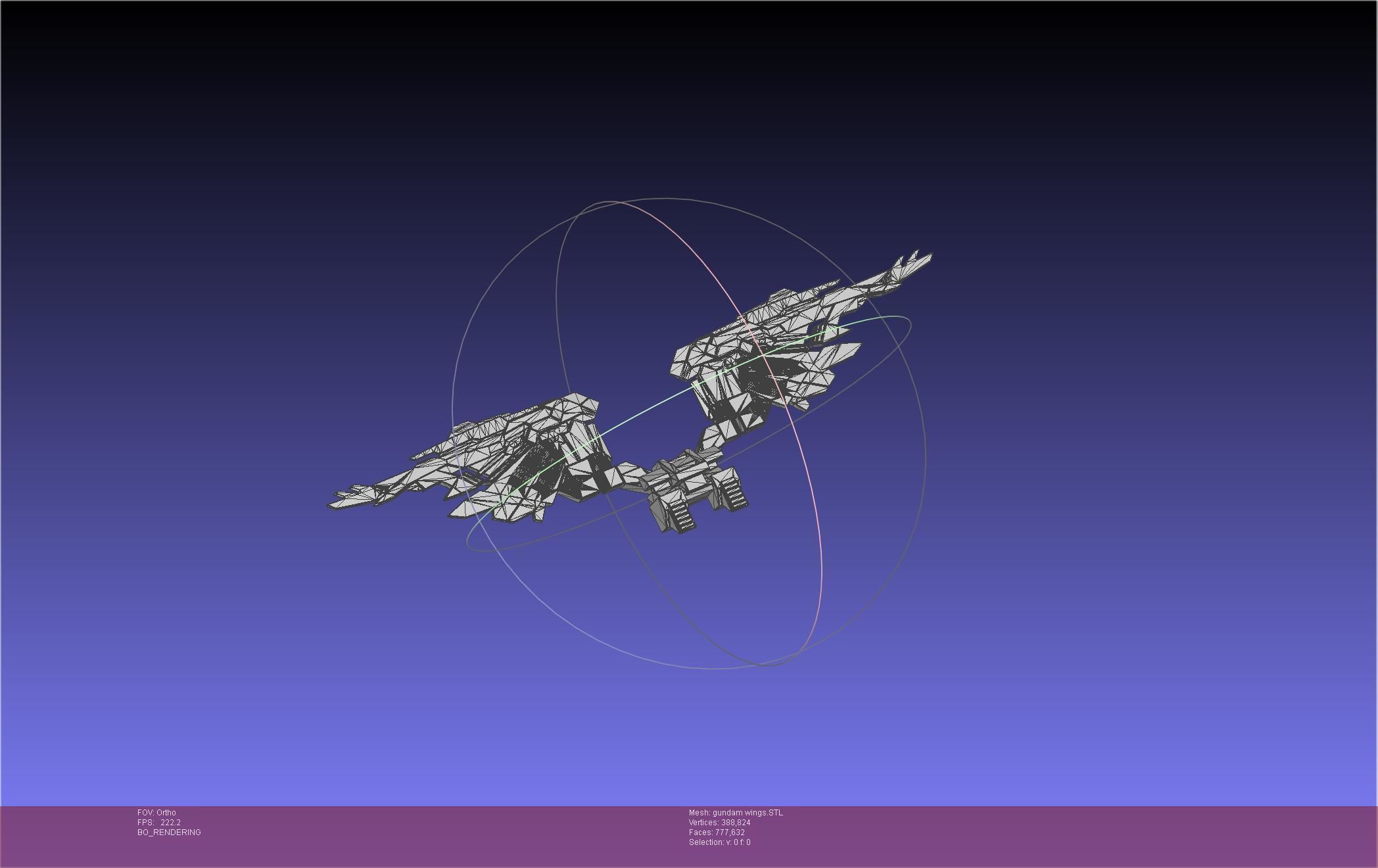 Wing Gundam Backpack Assembly 3D print model_28