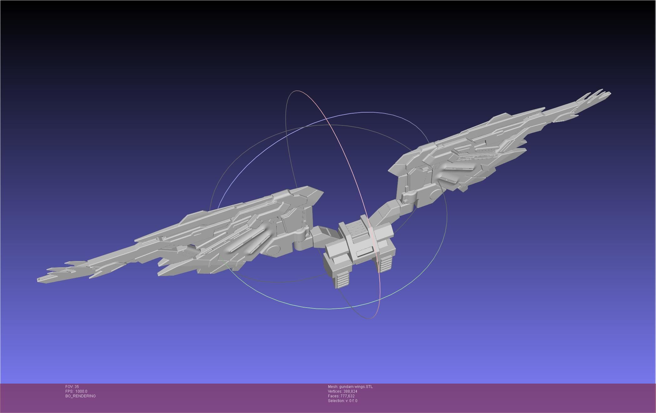 Wing Gundam Backpack Assembly 3D print model_33