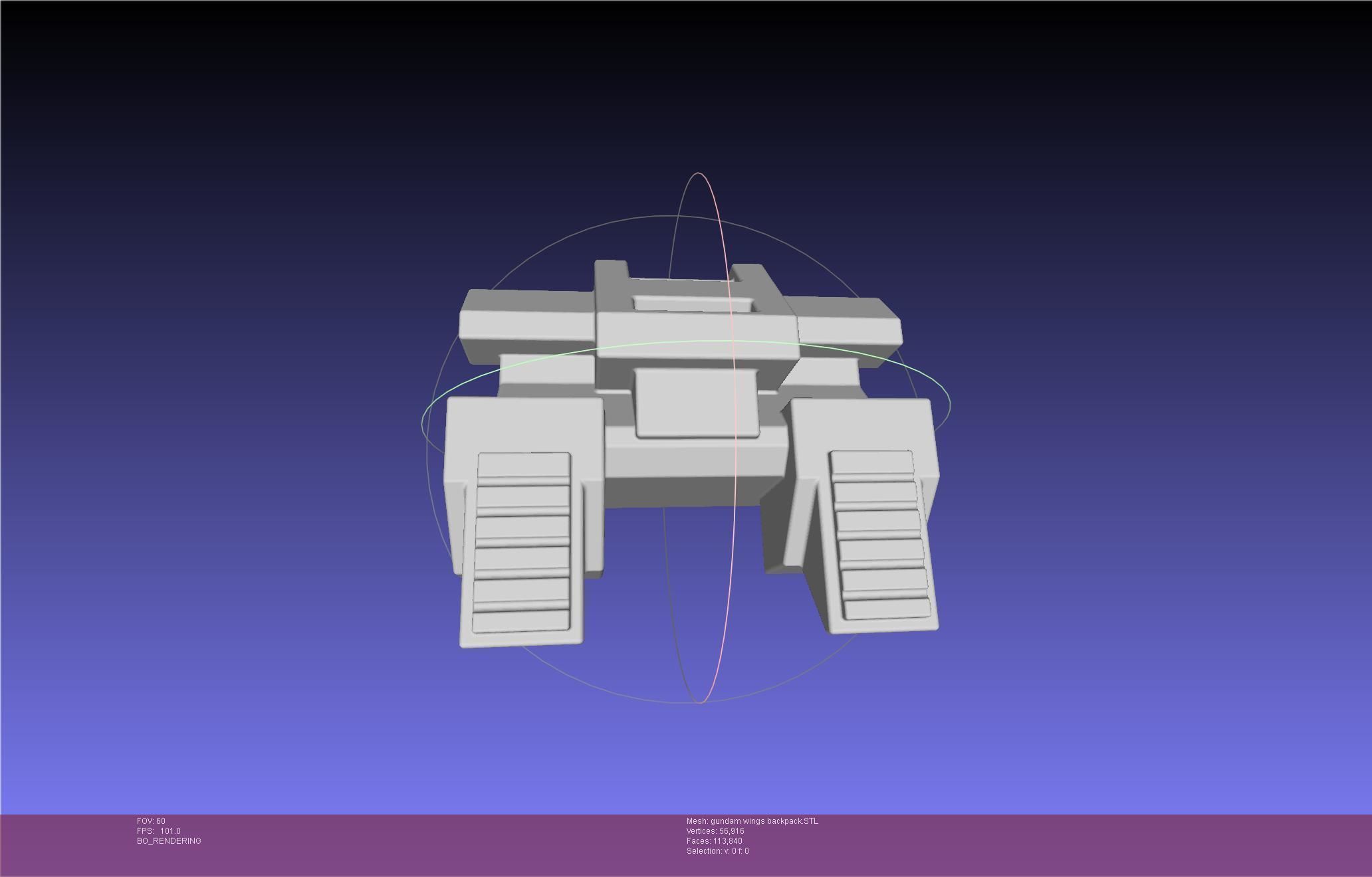 Wing Gundam Backpack Assembly 3D print model_53