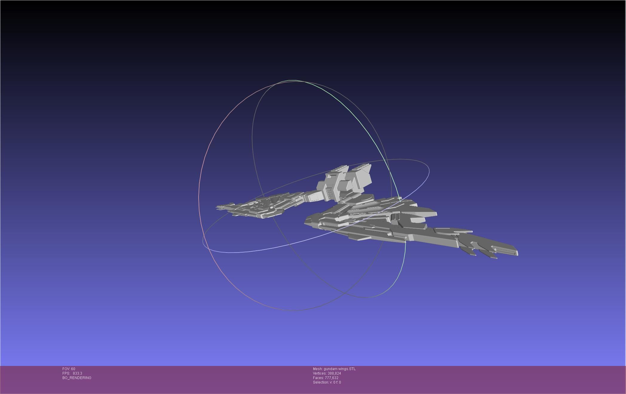 Wing Gundam Backpack Assembly 3D print model_4