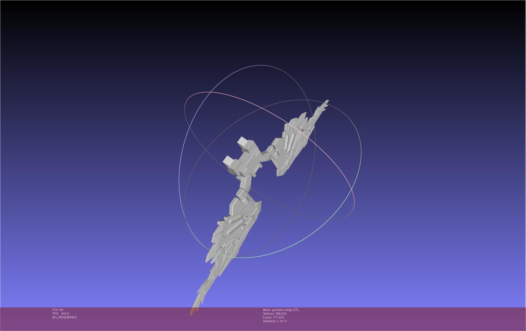 Wing Gundam Backpack Assembly 3D print model_17