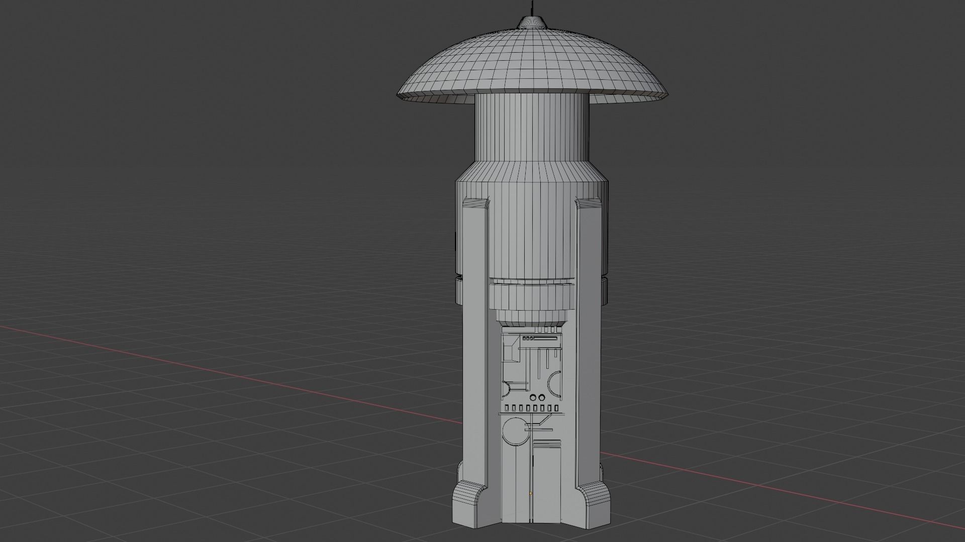 Coruscant Greeble Pack 3D model_29