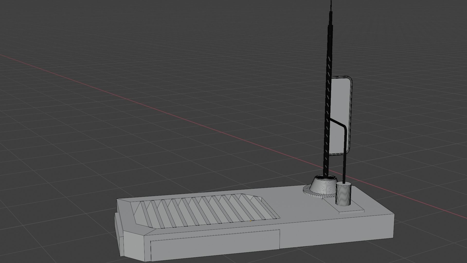 Coruscant Greeble Pack 3D model_9