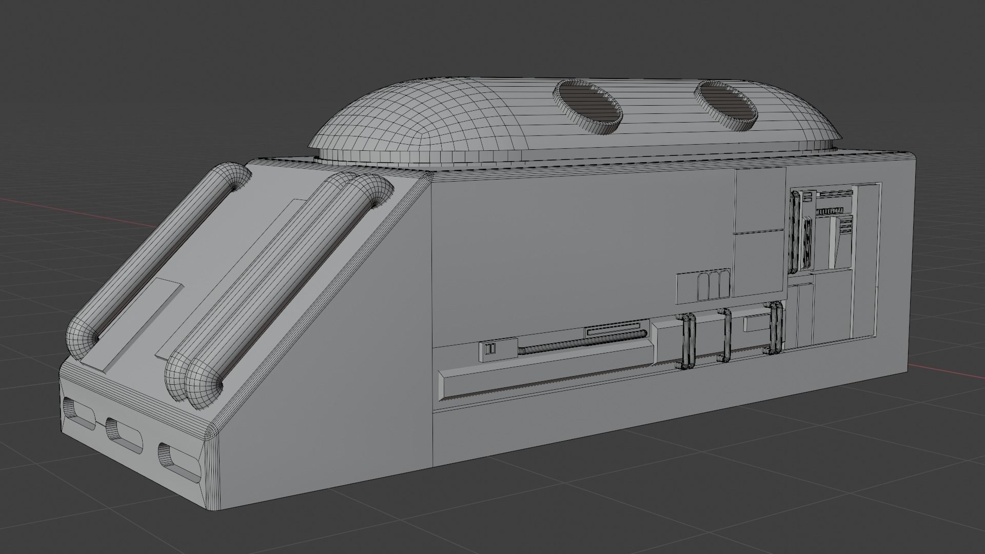 Coruscant Greeble Pack 3D model_7