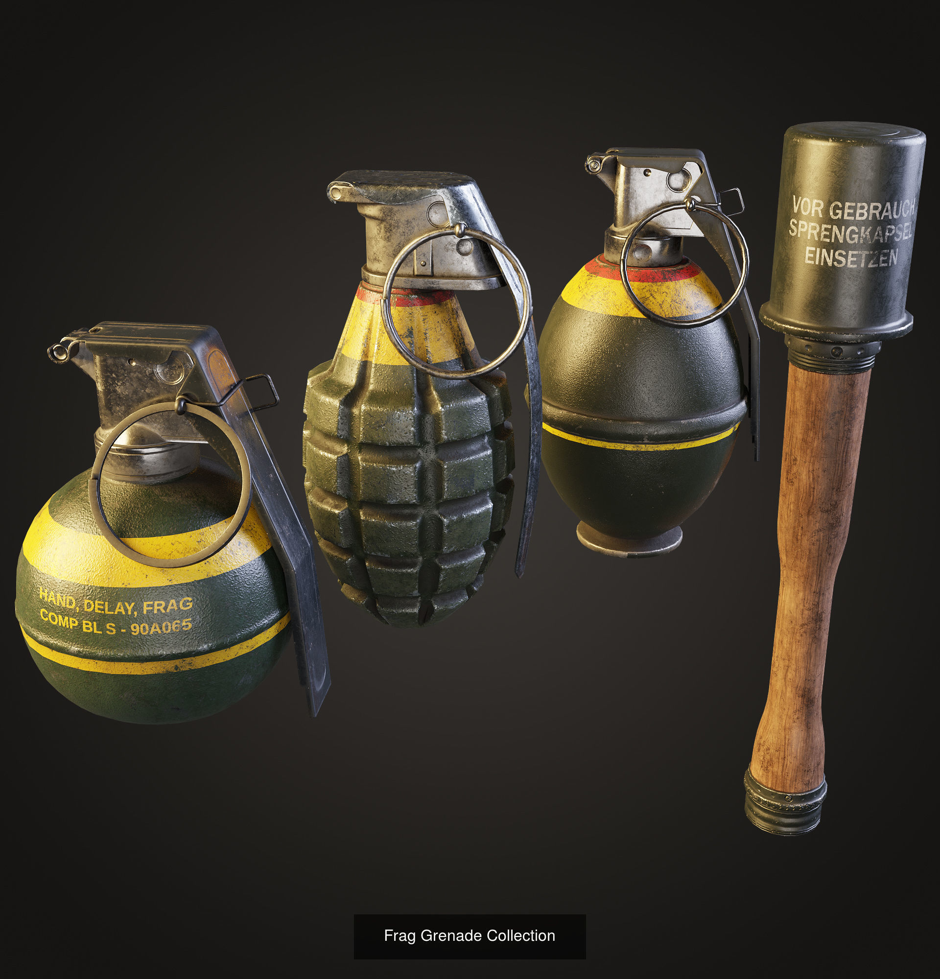 Grenade Collection grenades and other weapons _2