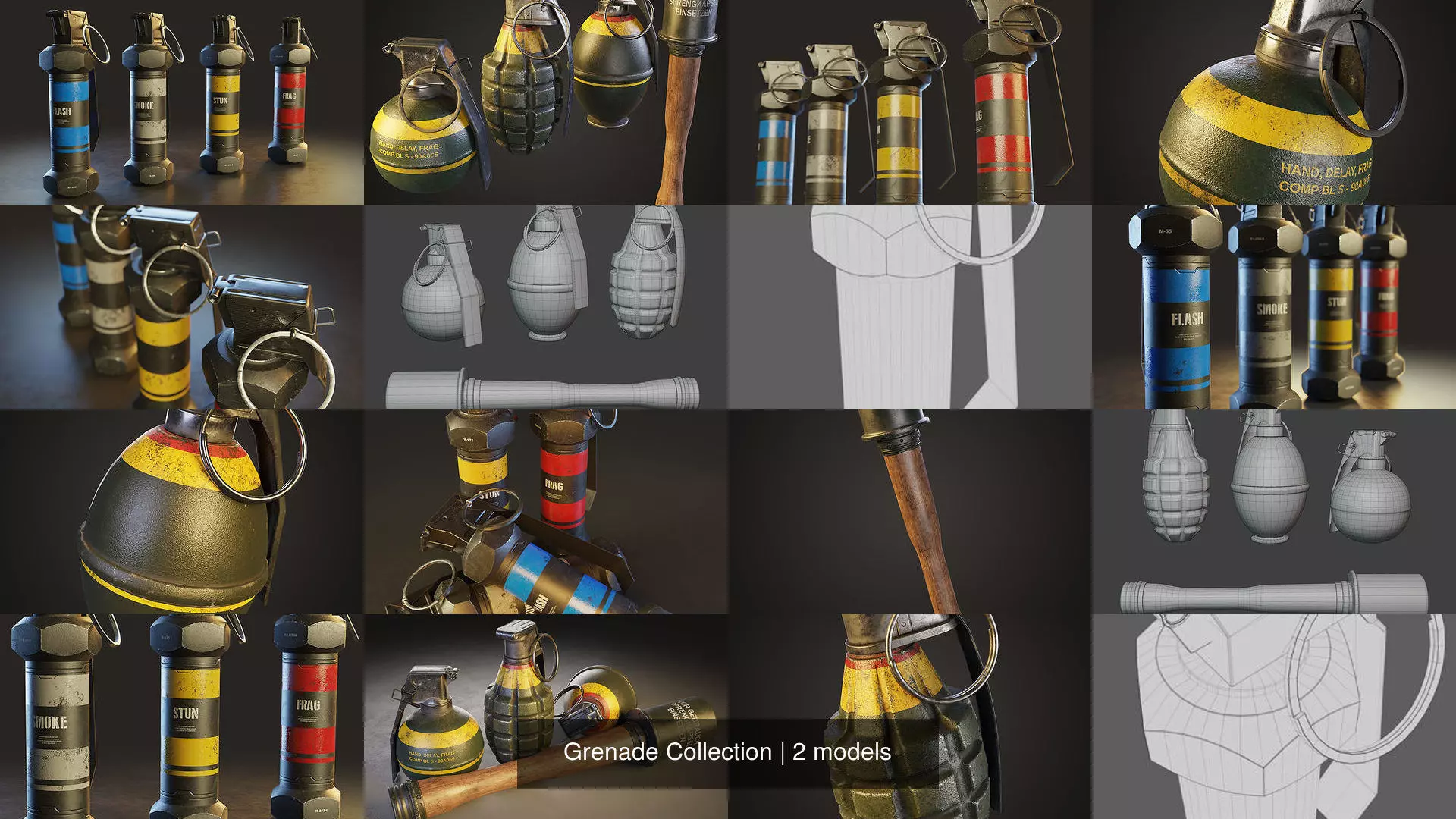 Grenade Collection grenades and other weapons _0