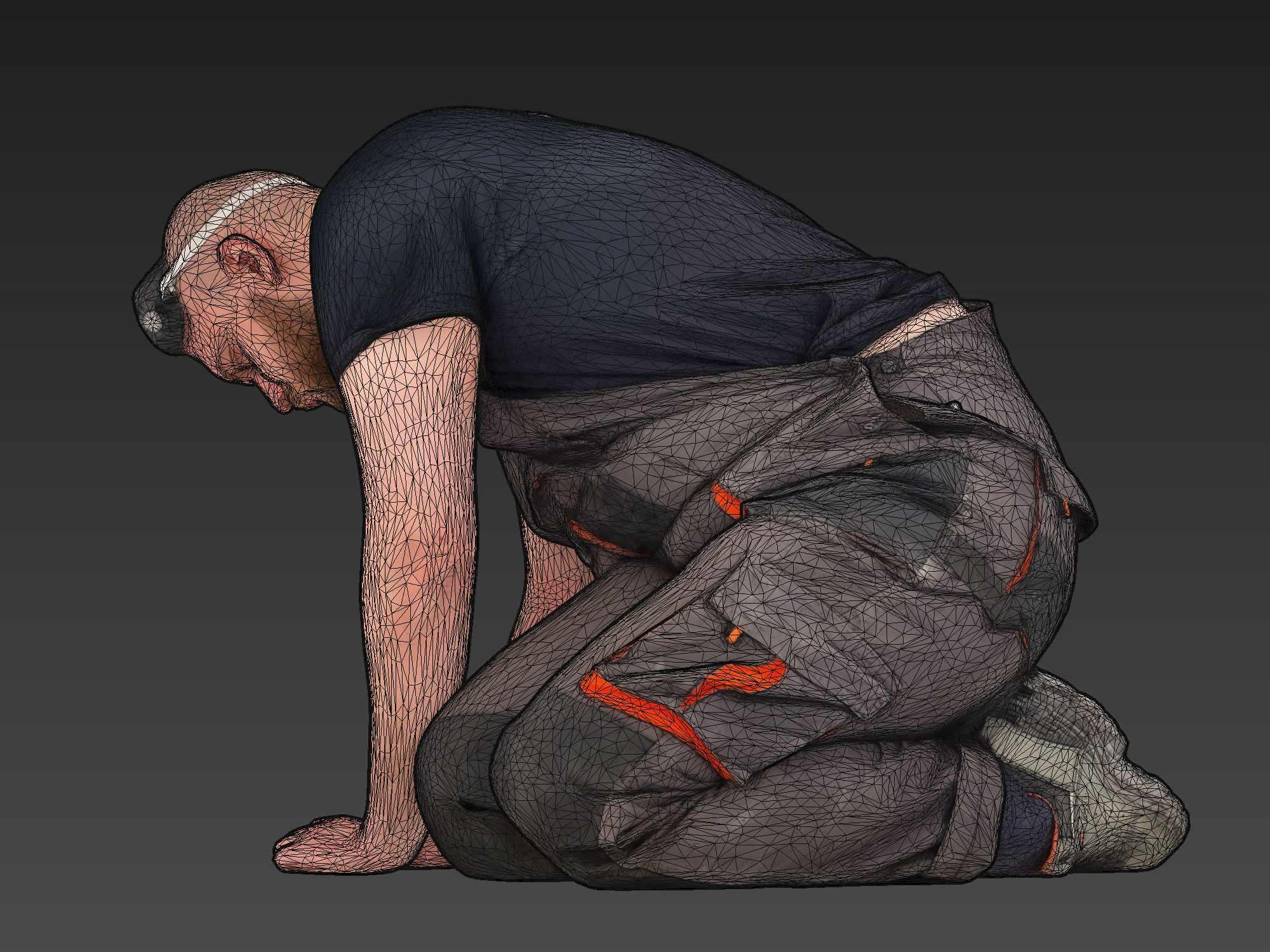 Stylized Construction Worker 3D model_7