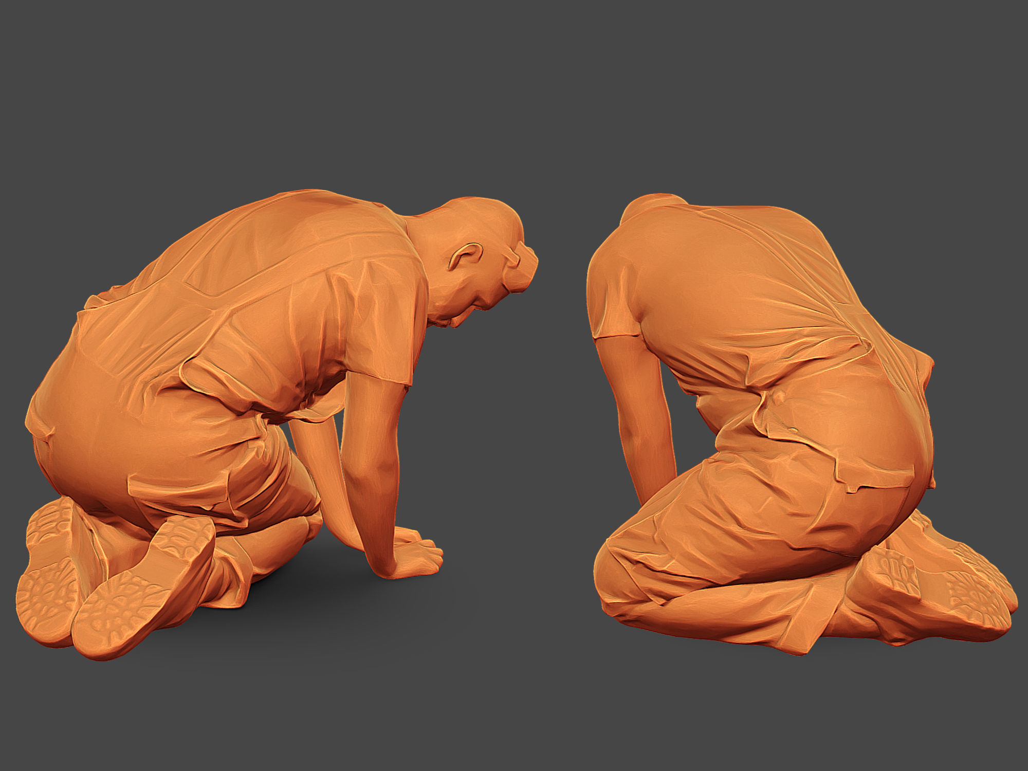 Stylized Construction Worker 3D model_5