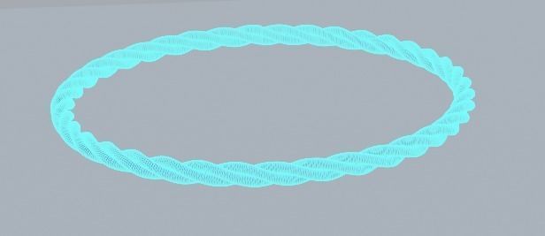 Blue Ring Type 2 3D model_2