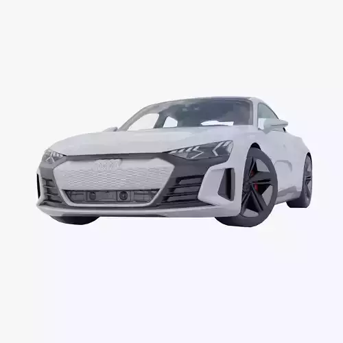  AudiE-tron GT Low-poly 3D model