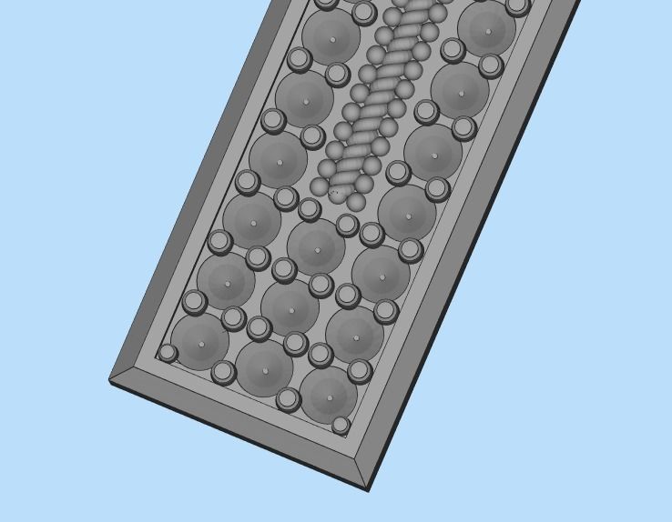 cross with diamonds 3D print model_50