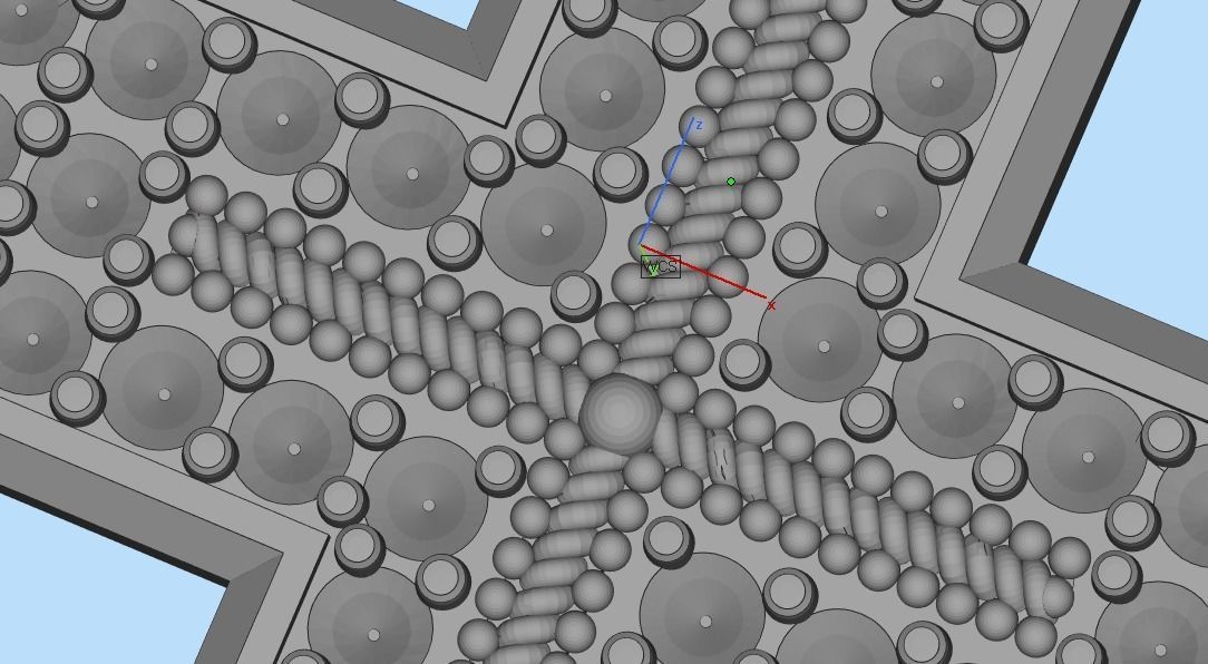 cross with diamonds 3D print model_49