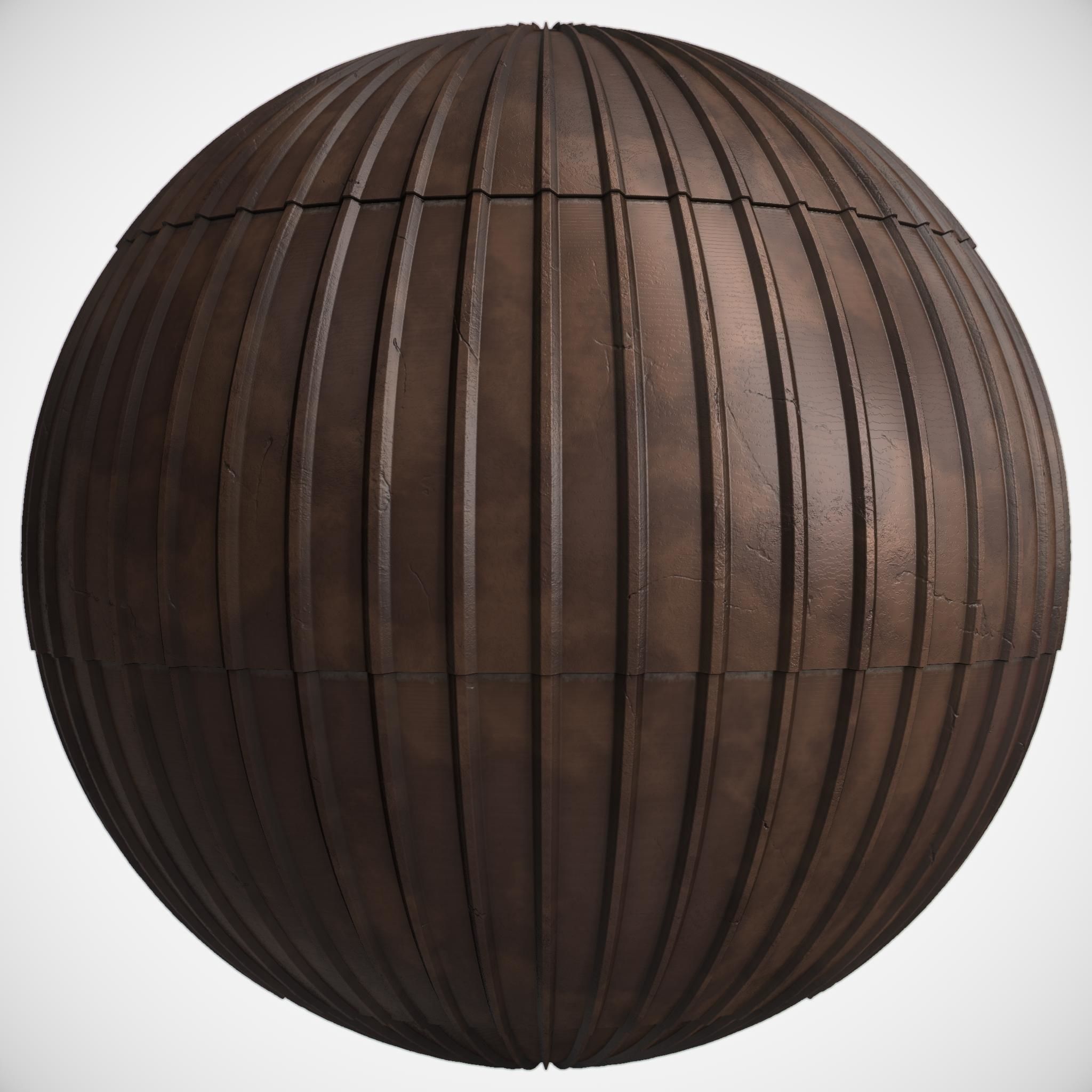 Roof Tile Materials 32- By 3 color Pbr By Sbsar 4k Texture_2