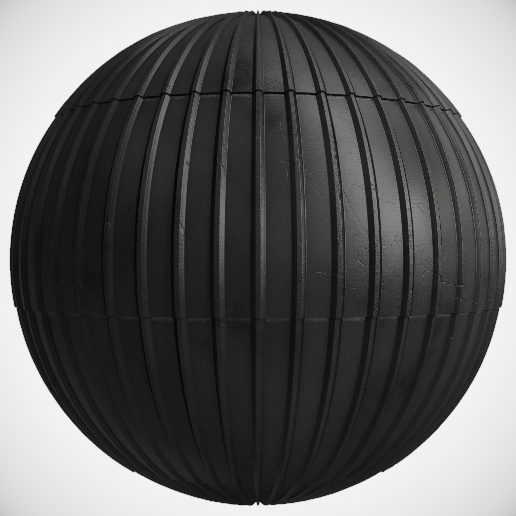 Roof Tile Materials 32- By 3 color Pbr By Sbsar 4k Texture_3