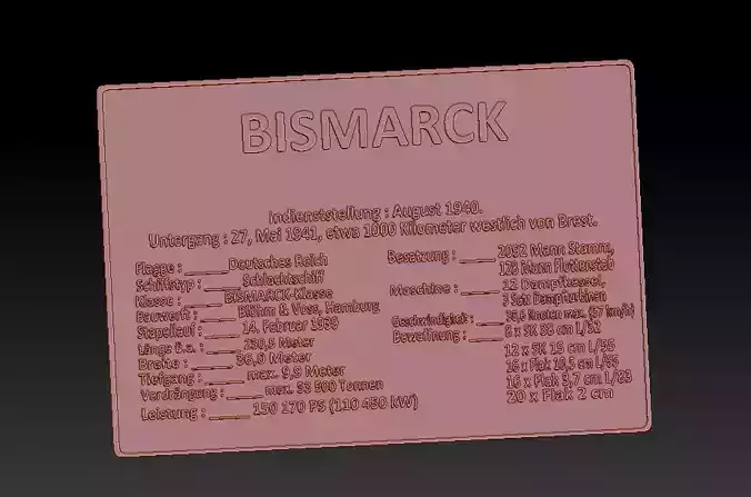 Bismarck Sign
