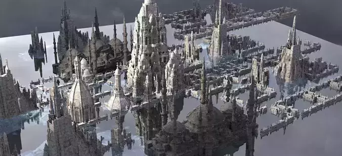 Muslim Crusades Arab architecture Kit bash