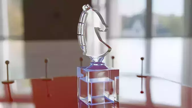 Squid Game Knight Chess Piece 3D model
