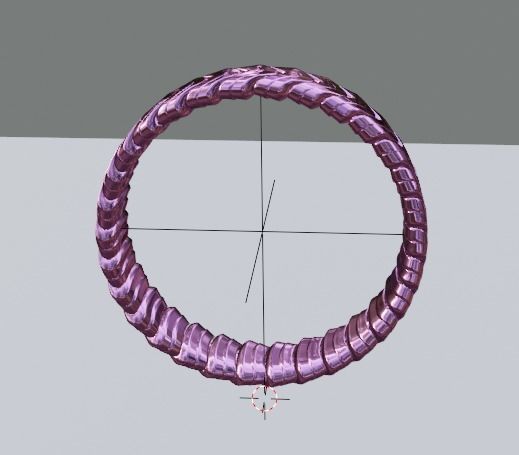 Purple Ring 3D model_4
