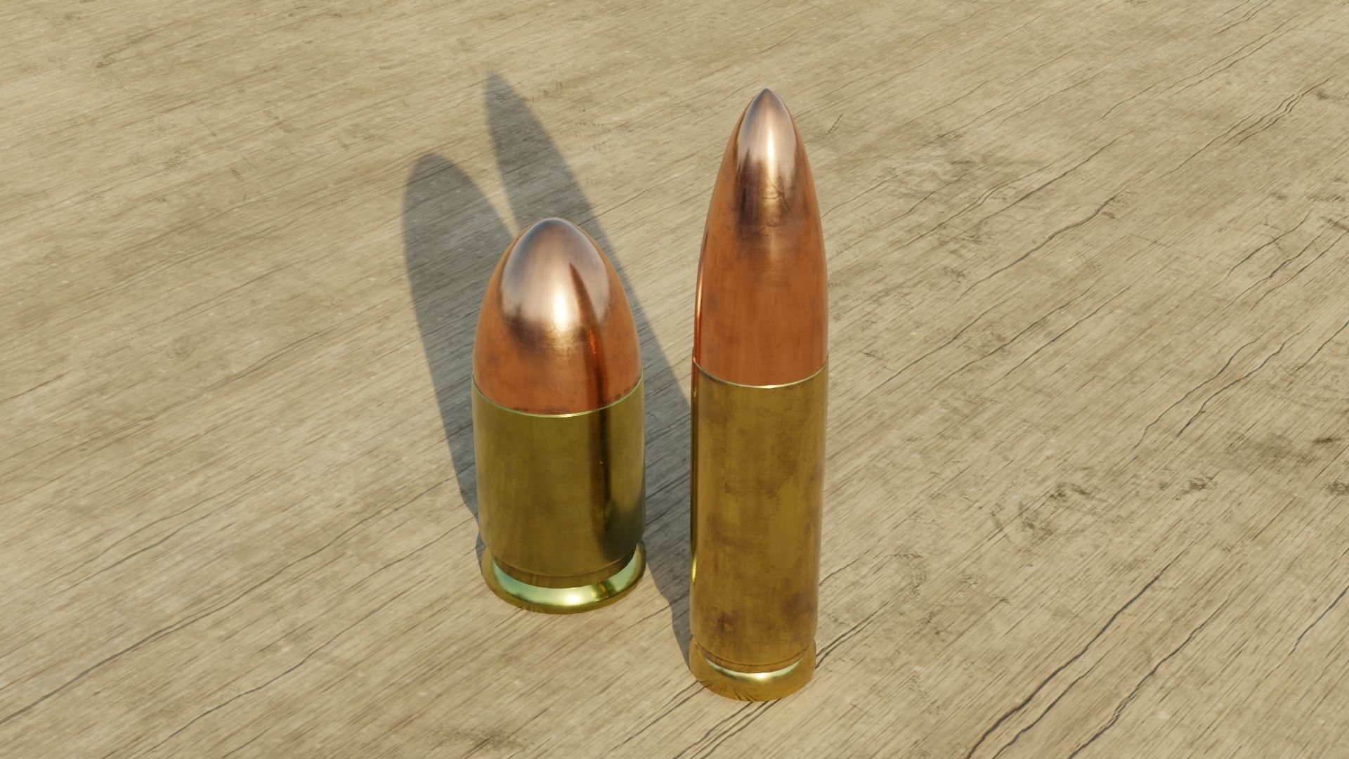 Bullet 3D models Low-poly 3D model_3