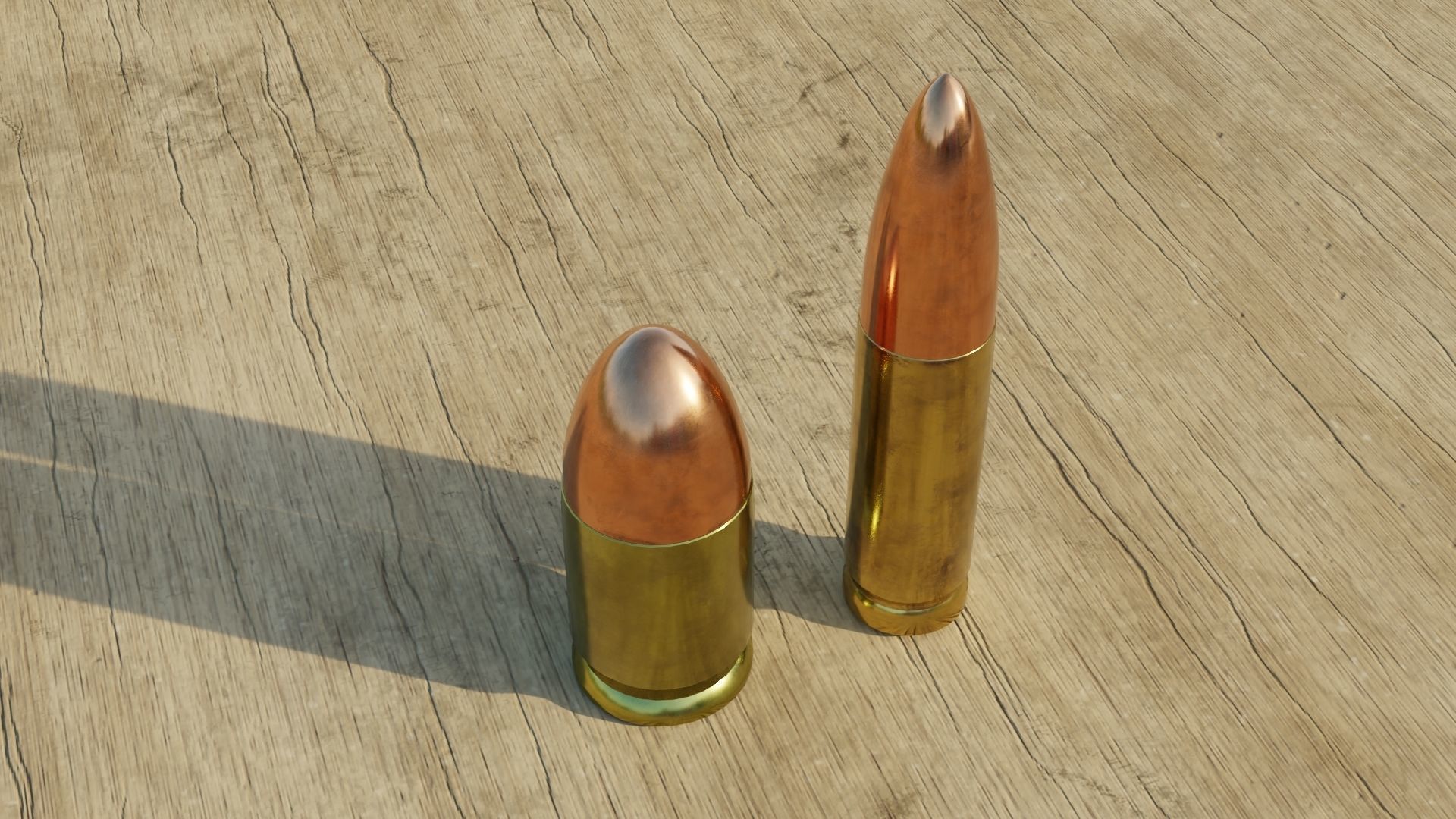 Bullet 3D models Low-poly 3D model_1