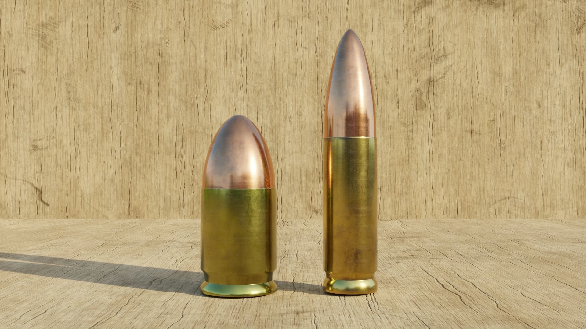 Bullet 3D models Low-poly 3D model_4