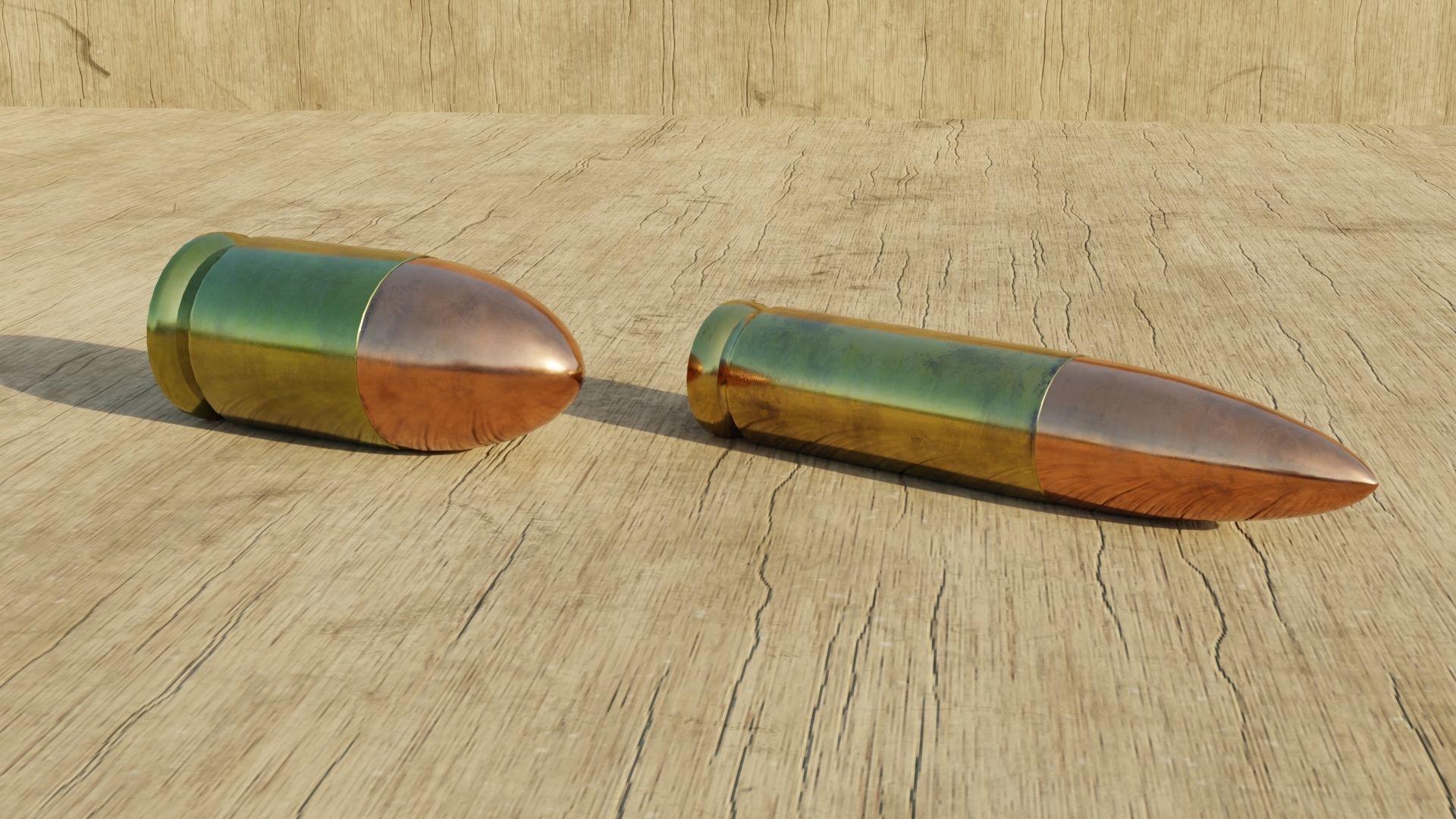 Bullet 3D models Low-poly 3D model_8