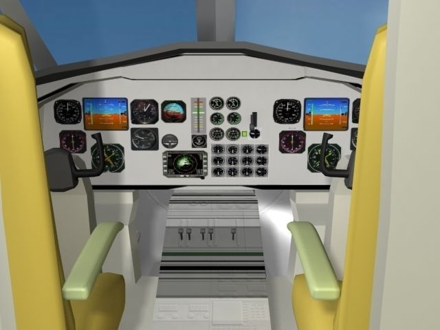 SAAB SF340 Western Air 3D model_1