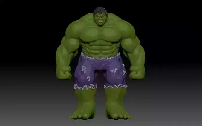 HULK SCULPTING IN ZBRUSH 3D print model