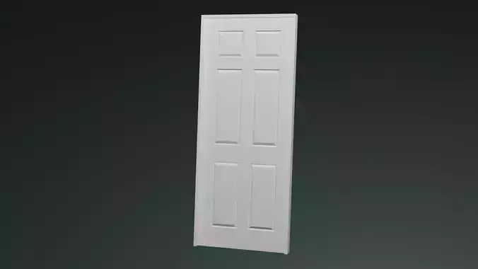 Six Panel Door and Frame