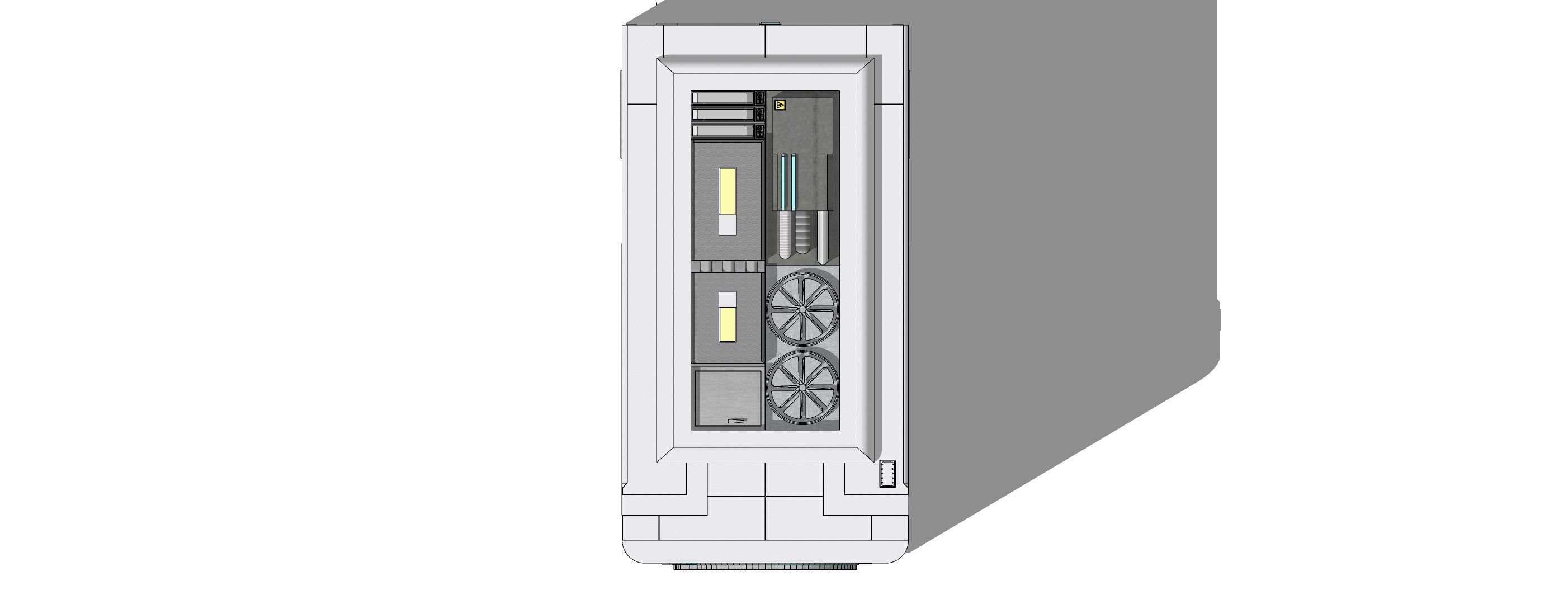 Sci-fi Capsule house 002 3D model_7