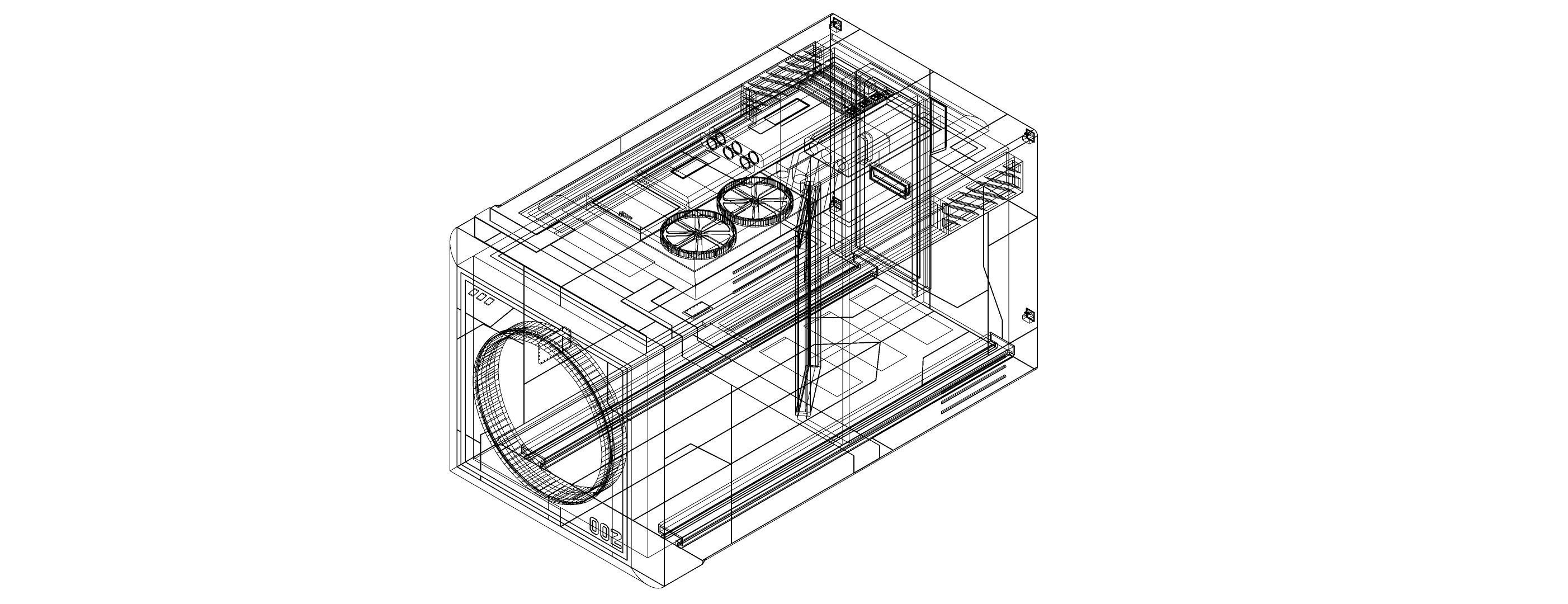 Sci-fi Capsule house 002 3D model_2